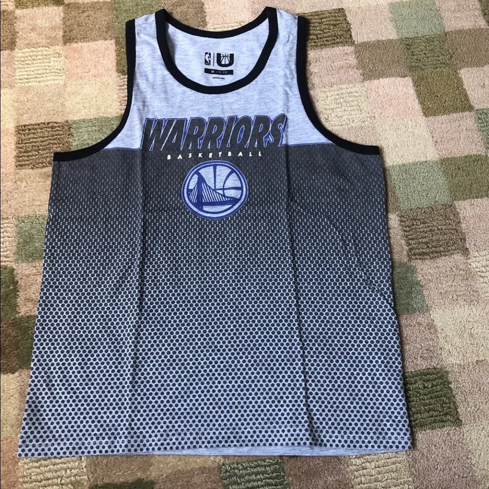 Golden state warriors boys tank 10-12